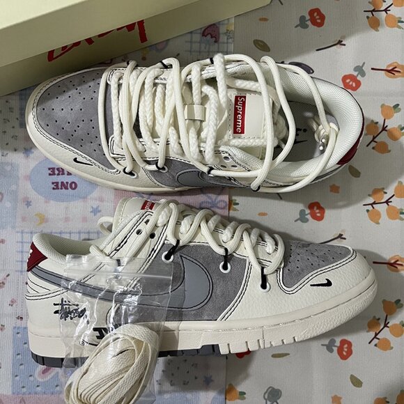 Nike Stussy White Sneakers main image 8